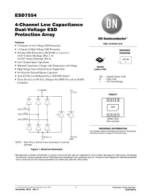 ESD7554 数据手册首页