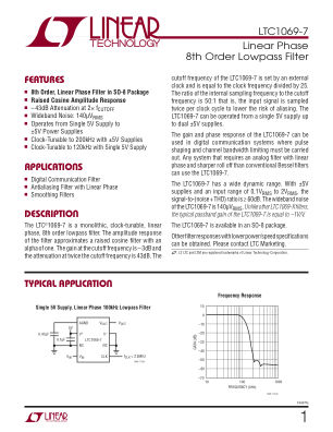 10697FA datasheet cover page