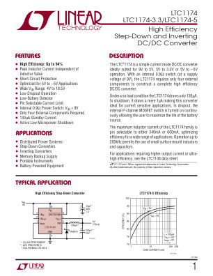1174FE datasheet cover page