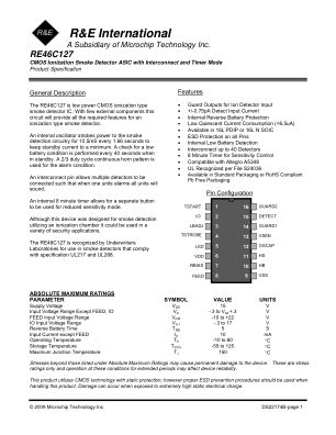 RE46C127E16F datasheet cover page