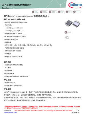 CTM9020EP datasheet cover page