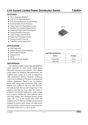 TJ82034 datasheet cover page