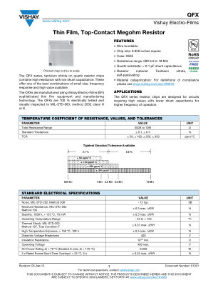 QFX 数据手册首页