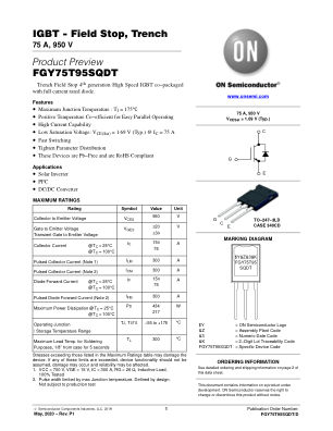 FGY75T95SQDT 数据手册首页