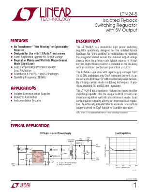14245FS datasheet cover page