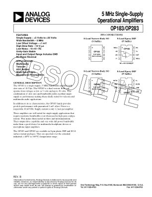 397961741OP283 datasheet cover page