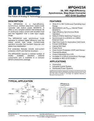 MPQ4423A datasheet cover page