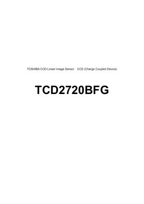 TCD2720BFG datasheet cover page