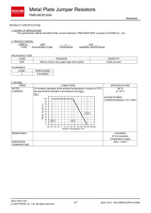 PMR18EZPJ000 数据手册首页