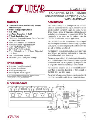 235112FA datasheet cover page
