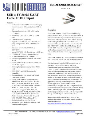 RN-SRL-FTD5V-BLK 数据手册首页
