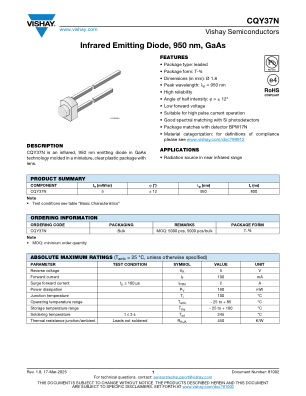 CQY37N 数据手册首页