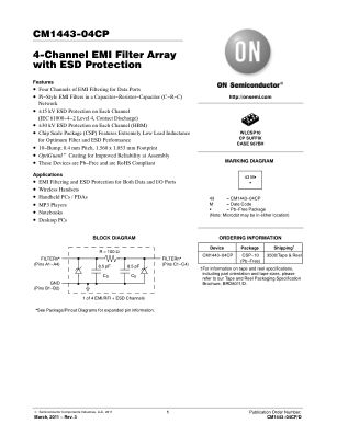 CM1443-04CP datasheet cover page
