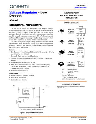 MC33275 数据手册首页