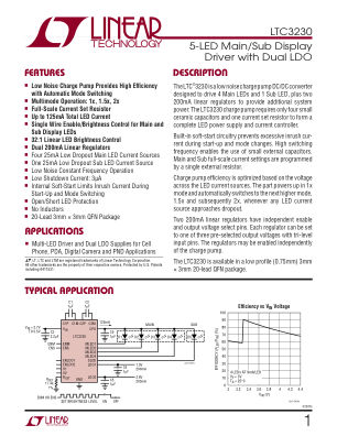3230FA datasheet cover page