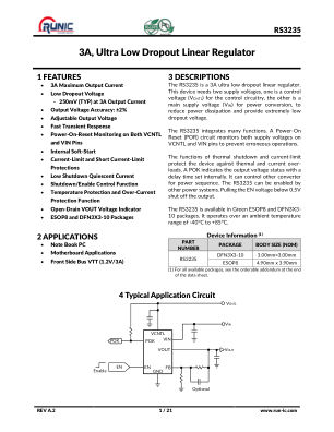 RS3235 datasheet cover page