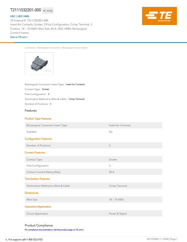 T2111032201-000 datasheet cover page