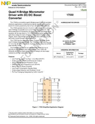 MPC17550 数据手册首页
