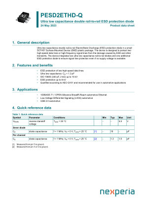 PESD2ETHD-QX datasheet cover page