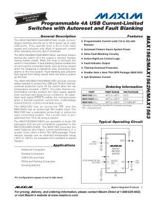 MAX1562-MAX1563 datasheet cover page