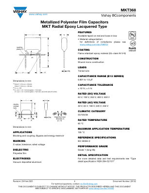 MKT368 datasheet cover page