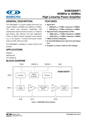 SGM33685F1-BRIEF datasheet cover page