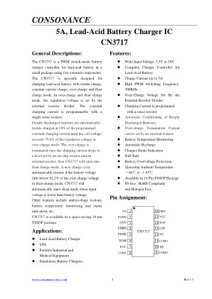 CN3717 datasheet cover page