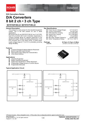 BD79701FVM-LB 数据手册首页