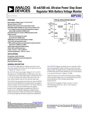 ADP5303 datasheet cover page