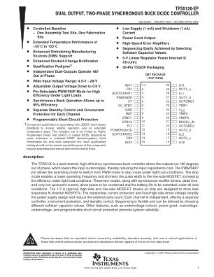 TPS5120-EP datasheet cover page