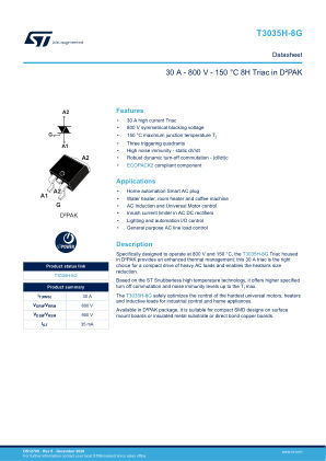 T3035H-8G datasheet cover page