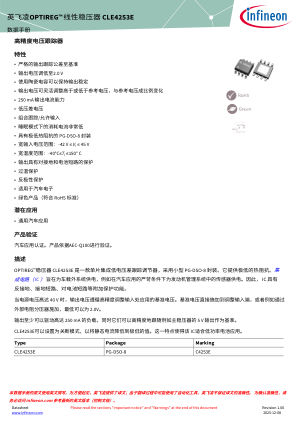 CLE4253E datasheet cover page