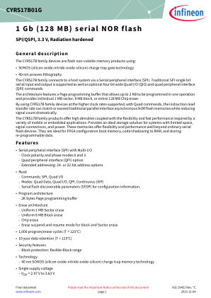 CYRS17B01G-133UZMB datasheet cover page
