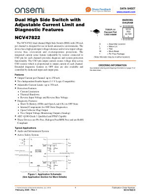 NCV47822 datasheet cover page