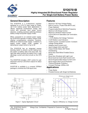 SY20751BTYC datasheet cover page