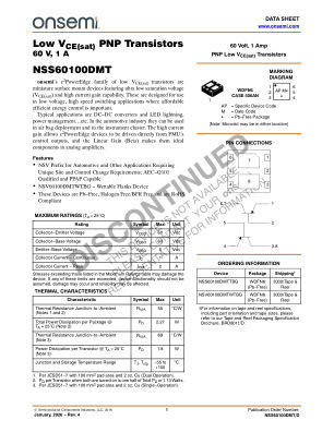 NSS60100DMT 数据手册首页