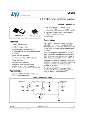 L5986 数据手册首页