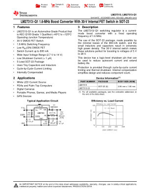 LM27313-Q1 datasheet cover page