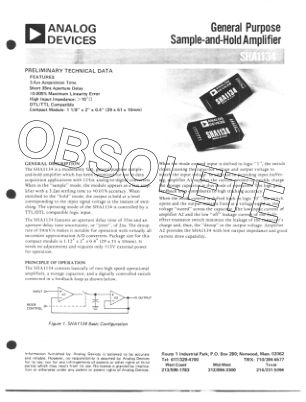 134168175SHA1134 datasheet cover page