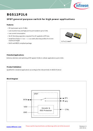 BGS12P2L6 数据手册首页