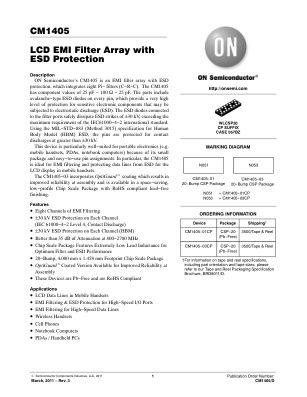 CM1405 datasheet cover page