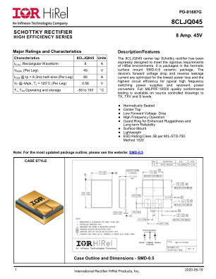 8CLJQ045 datasheet cover page