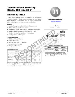 NSR01301 数据手册首页