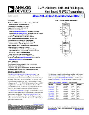 ADN4691E 数据手册首页