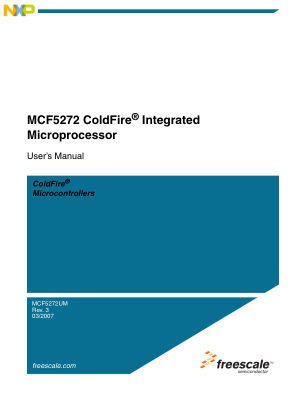 MCF5272UM datasheet cover page