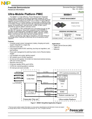 SC900841 datasheet cover page