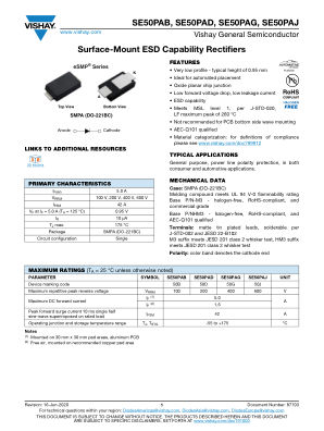 SE50PAB 数据手册首页