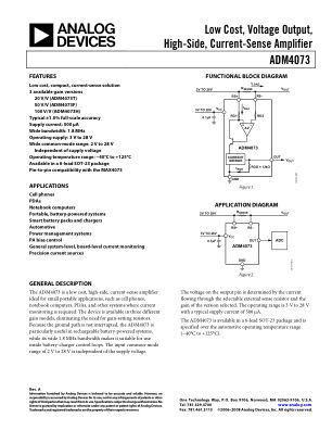 ADM4073 数据手册首页