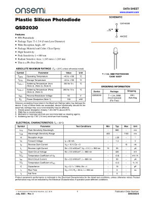 QSD2030 数据手册首页