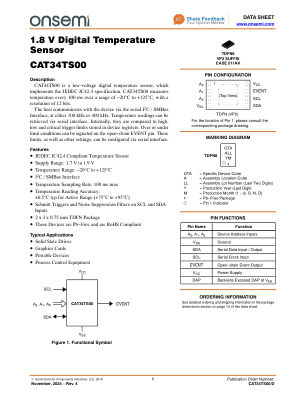 CAT34TS00 数据手册首页
